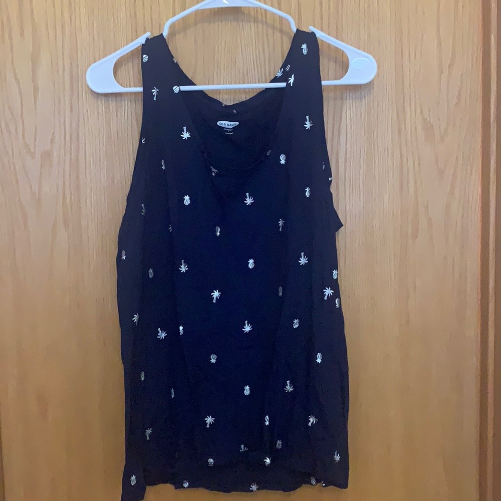 Old Navy navy tank top size L